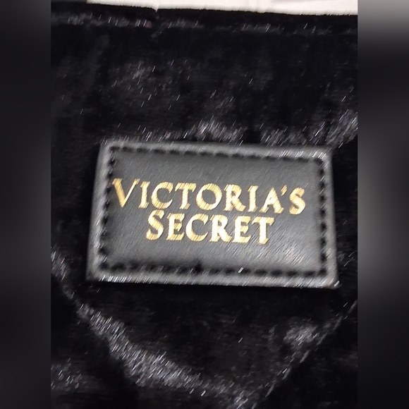 Crushed Blak Velvet VS BAG W/PRE-luv On 3" Bottom. *note* Black With GOLD Letter - Picture 1 of 16